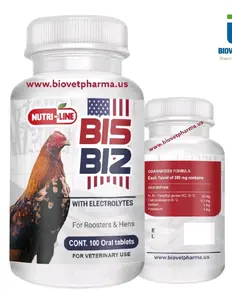 B-15 & B-12 B15&B12 B 15 and B 12 Para Gallos NUTRI-LINE 100 Tab