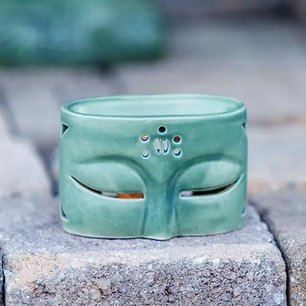 Inner Light Buddha Ceramic Aromatherapy Candle Holder