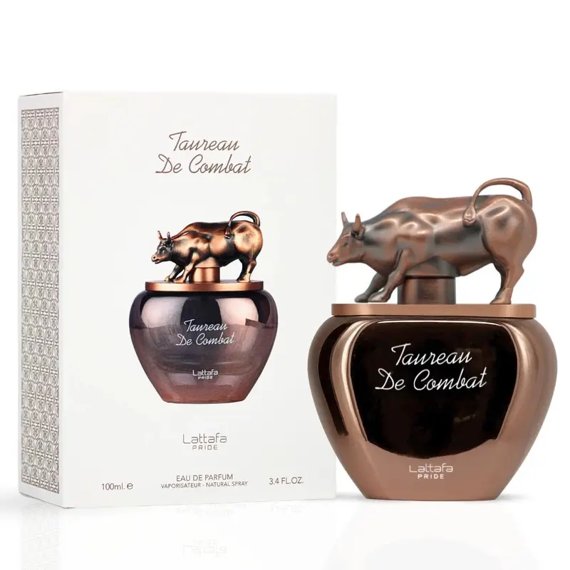Lattafa Taureau De Combat Rich EDP Spray - 100ml (3.4 oz) Men's Aromatic Scent, Long-Lasting Unisex Fragrance, Spiced Top Notes, Bold Scent Statement, Scented Unisex Fragrance, Fragrance Long Lasting