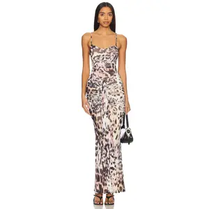AFRM Azula Dress in Warm Leopard