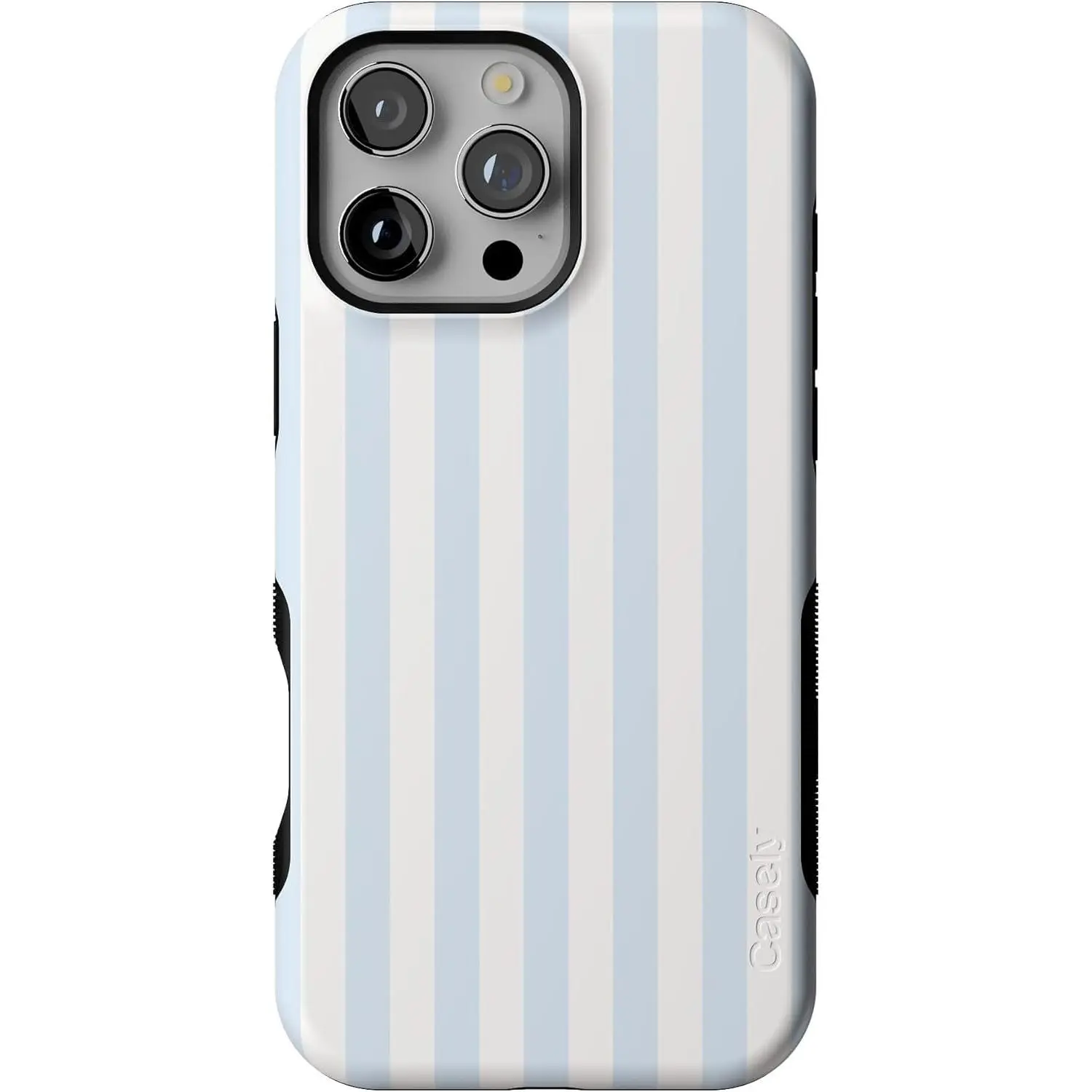 Casely iPhone 16 Pro Max Case | Sunday Best | Blue Stripes | Bold Protective Design | Compatible with MagSafe