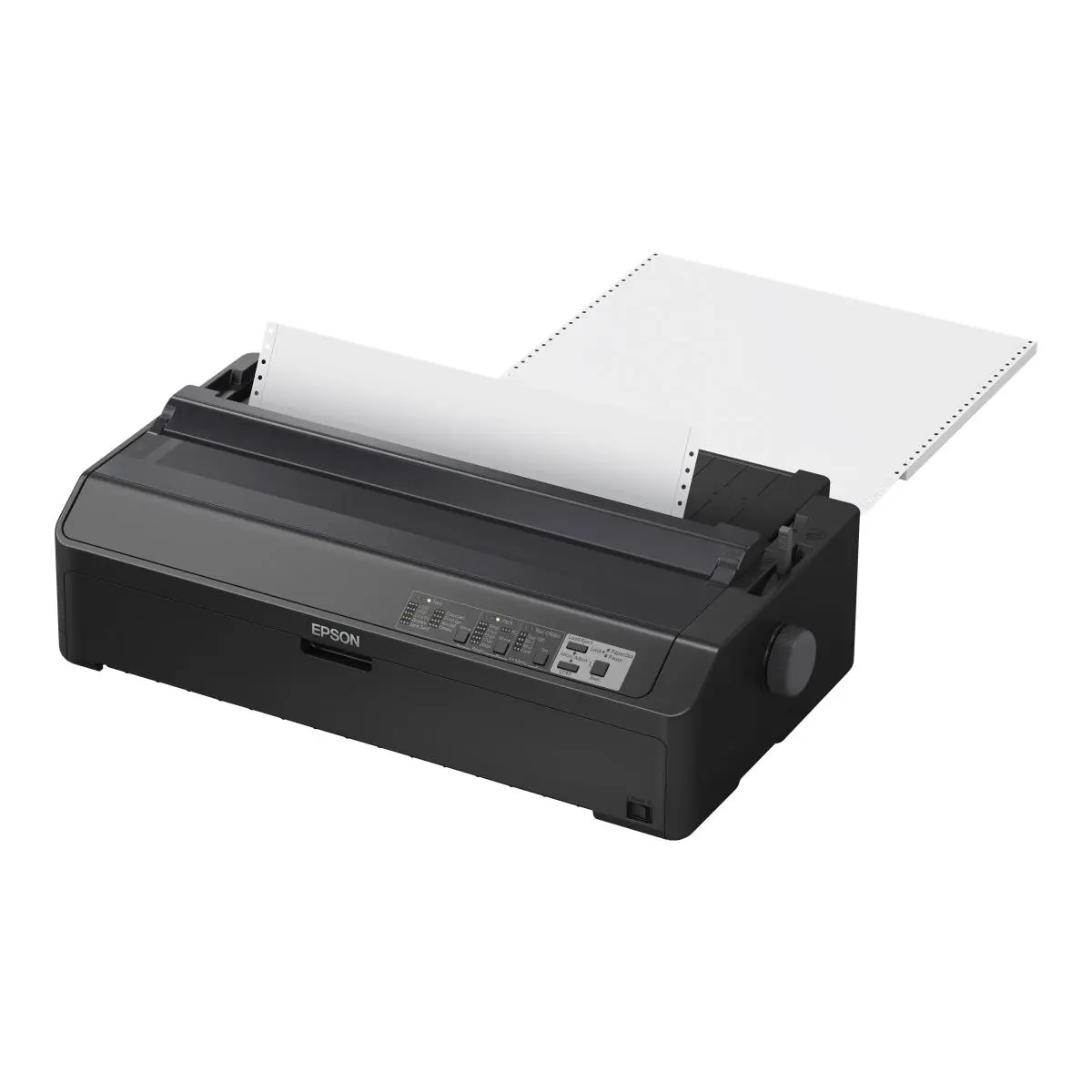 Epson America LQ-2090II Networked Impact Printer, C11CF40202 Model, with Control Panel, Ideal for Thick Paper Printers Applications