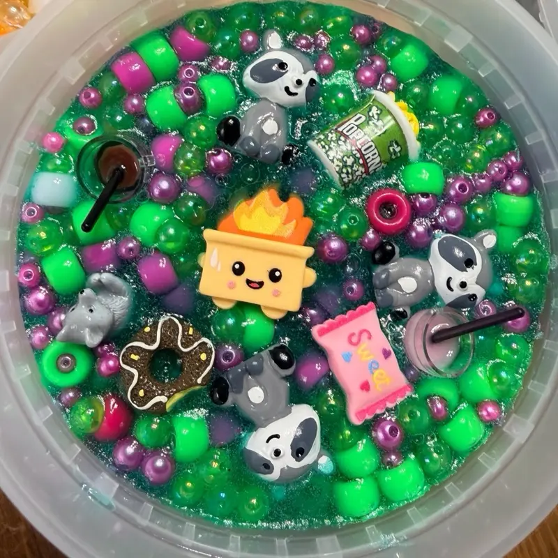 The Wiley Merchant Dumpster Raccoon 6oz Premium Picky Pad - Reusable Up to 35x, Anxiety Relief Products, Sensory Stress Reliever, Finger Fidgets, Hand Fidget, Sensory Calming Tool