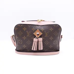 Pre-owned Louis Vuitton Coated Canvas Shoulder Bags Saintonge Monogram&Pink Shoulder Bag T10373340