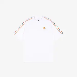 222 Banda Ninon T-Shirt - White Green Tee Orange