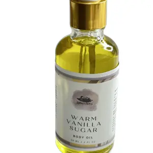 Warm Vanilla Sugar Body Oil Smooth Aroma Body Care Moisturize