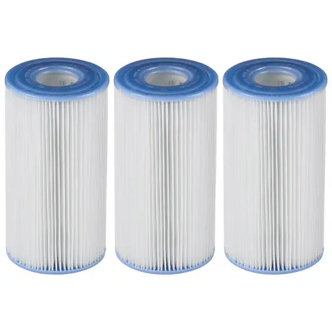 Intex Swimming Pool Easy Set Type A Replacement Filter Pump Cartridge (3 Pack)