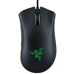 Razer Deathadder Essential Wired Optical Gaming Mouse for PC, 5 Buttons, Black RAZER