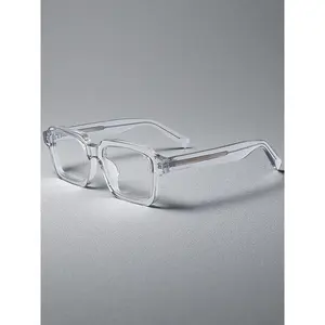 Unisex Acetate Frame Glasses, Casual Style, Lightweight & Durable Design, Perfect for Weddings, Music Festivals, Travel, Gifts