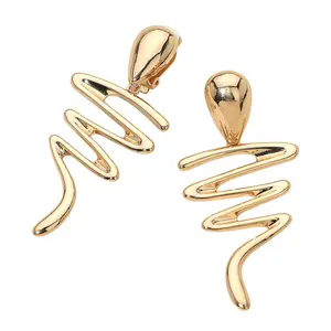 Midnight Motion Clip On Earrings