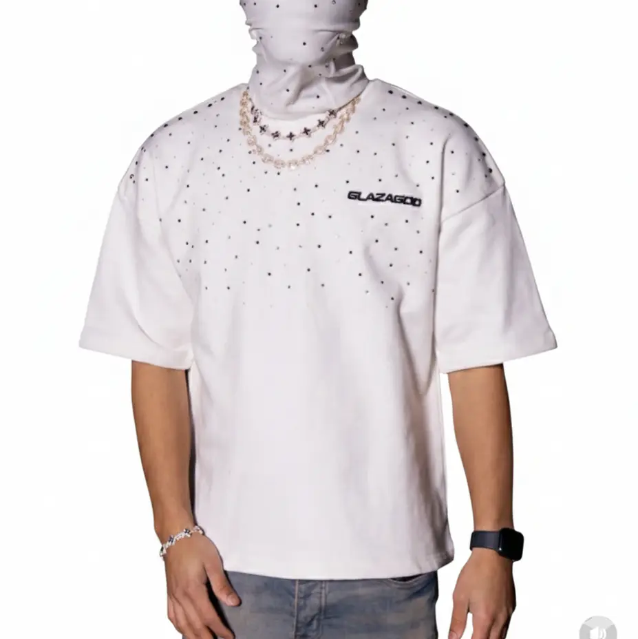 Men's Cotton Round Neck Oversized Basic Casual Short-Sleeve Menswear T-Shirt Vol.33