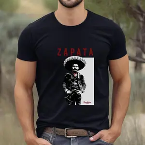 Vintage Zapata Mexican Revolution Hero Tee - Emiliano Zapata Shirt For Indigenous Rights & Cinco De Mayo Celebrations