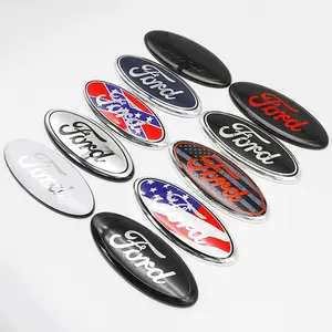 Ford 175x72mm Replacement Emblem for Mondeo Edge Explorer Models, Front Hood and Rear Trunk Accessory, Car Vehicle Decoration, High Quality Car Badge, Vehicle Exterior Decoration