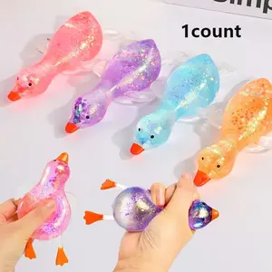 Duck Malt Sugar Squeeze Ball Stress Relief Toy, Creative Venting Slow Bounce Squishy for Anxiety Relief, Fun Relaxing Fidget Gift for Adults & Kids All Ages