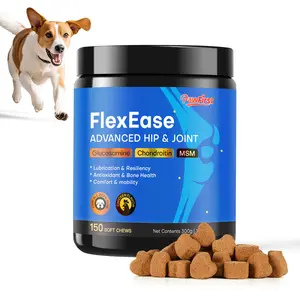 PawFirst Hip & Joint Chews for Dogs – Glucosamine, Chondroitin & MSM – Green-lipped Mussels for Small Medium & Large Dogs -150 Ct