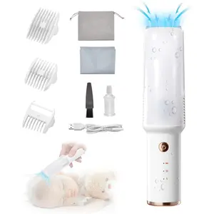 Baby Hair Clippers with Vacuum, Ultra Quiet Baby Hair Cutting Kit Silent Clippers Kids Clippers for Beginner,Waterproof Baby Grooming Kit for Newborns