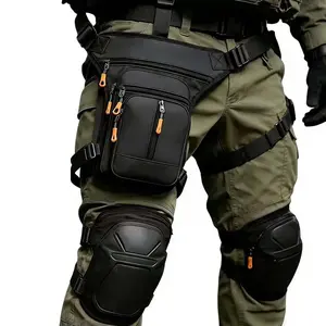 Men's Thigh Bag, New Motorcycle Leg Bag, Crossbody Waist Pack, Multi-Functional Tactical Bag, Riding Gear, Motorcycle Accessories, Zipper Belt Bag, Zipper Fanny Pack