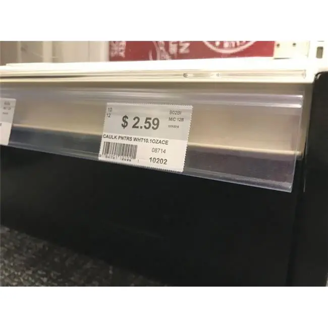 Kinter 1892389 1.25 x 0.32 x 48 in. Clear Shelf Base Deck, Plastic - Pack of 50