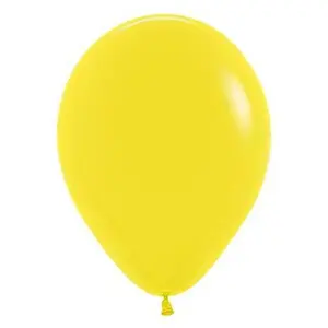 11" Sempertex Fashion Yellow Balloons 100 Bag #53005