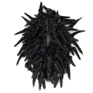 MENS TOUPEE TWIST human hair