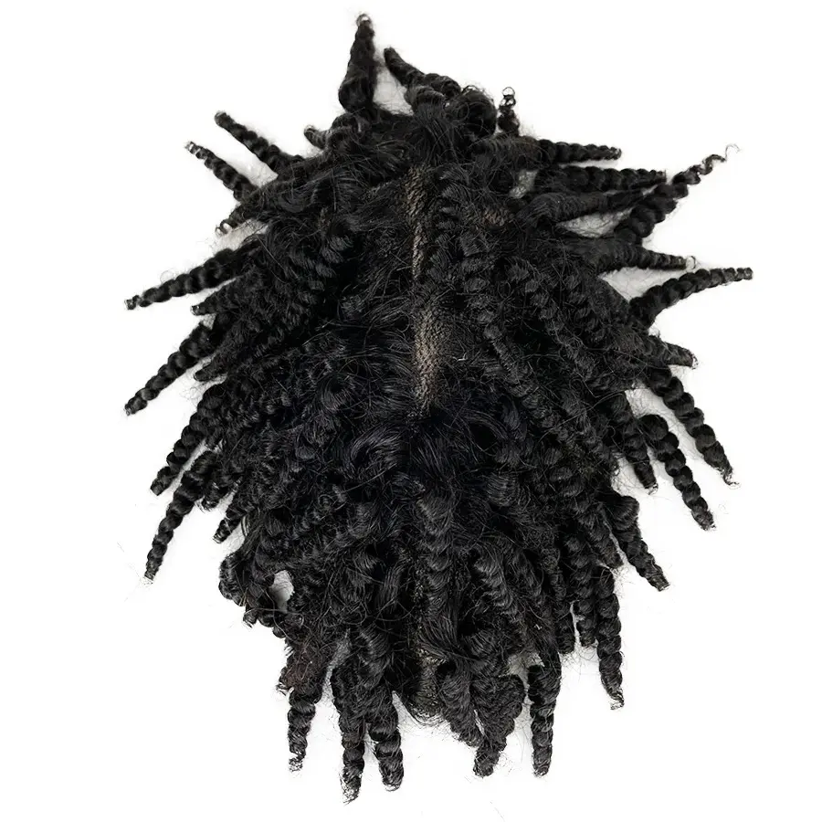 MENS TOUPEE TWIST human hair