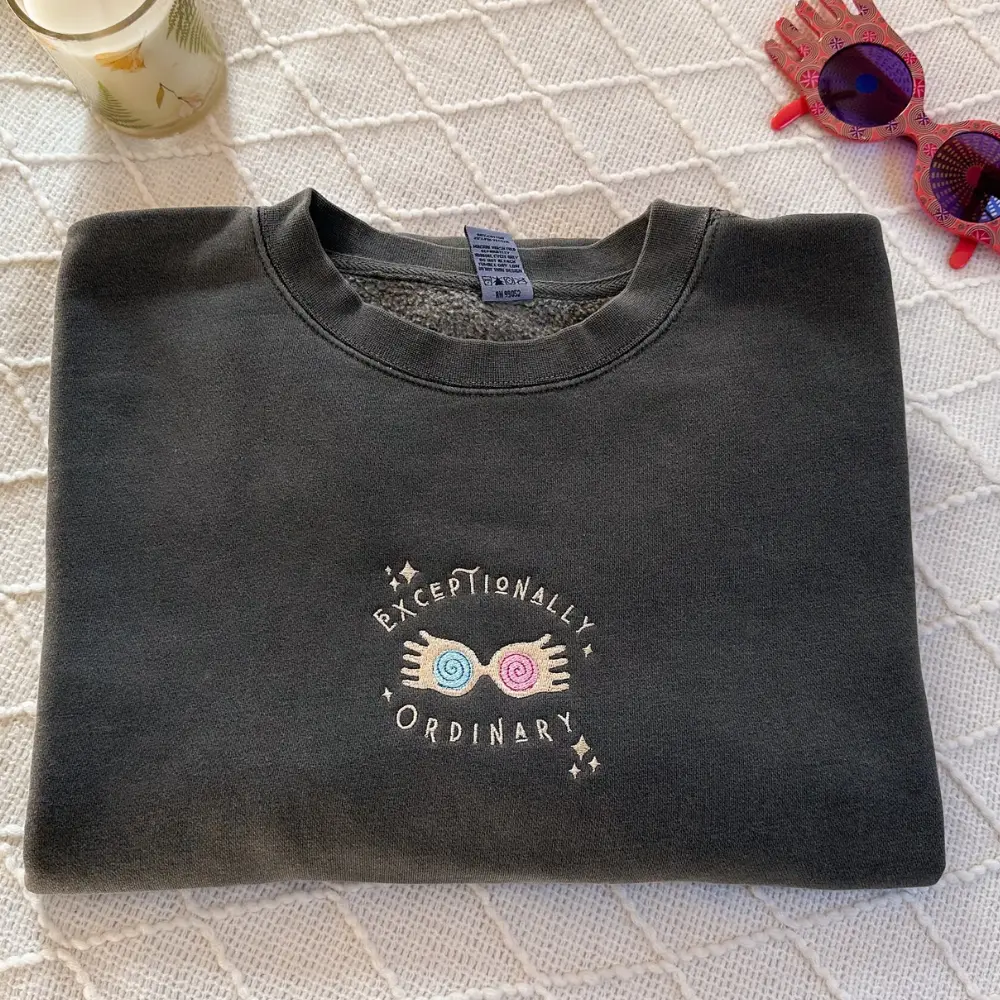 Embroidered The Quibbler Luna Lovegood TShirt/Sweatshirt/Hoodie, Wizarding World HP Merch, Potterhead Apparel, Magical Gift Idea