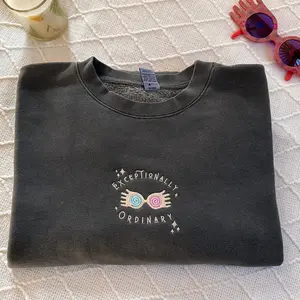 Embroidered The Quibbler Luna Lovegood TShirt/Sweatshirt/Hoodie, Wizarding World HP Merch, Potterhead Apparel, Magical Gift Idea