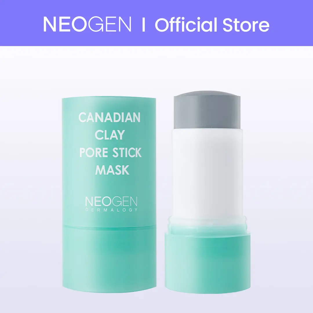 [NEOGEN Official] Canadian Clay Pore Stick Mask 28g | Oil Control & Pore Minimizing Clay Stick | Deep Cleansing Face Mask for Blackheads & Sebum Care | Korean Skincare