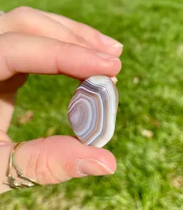 Botswana Agate Tumbled Stone - Polished Botswana Agate Crystal