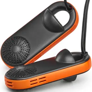 summervibes VEVOR Portable Shoe Dryer, Electric Boot Dryer, Deodorized Boot Warmers/Dryer with Quick Even Drying for Cotton Slippers, Snow Boots, Leather Shoes, Canvas Shoes, Socks, Black Orange, Household Shoe Dryer, Shoe Dryer Machine
