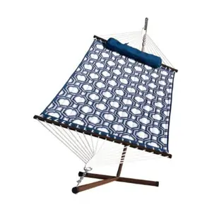 Algoma  Quilted Hammock & Stand Combination, Blue