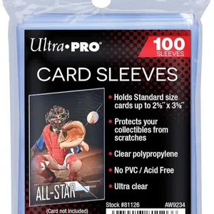(1) Trading card penny sleeves