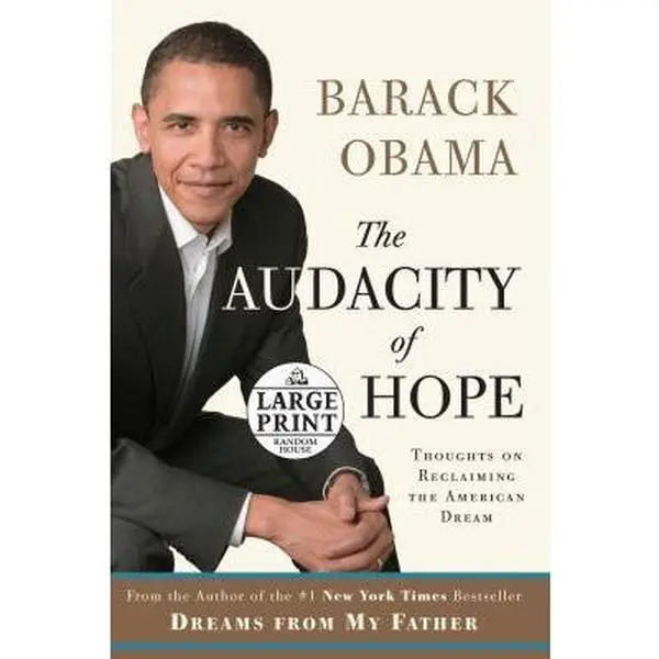 USED-The Audacity of Hope: Thoughts on Reclaiming the American Dream (Random House Large Print) by Barack Obama (Paperback)