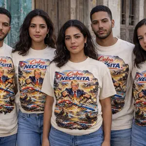 Cuba Te Necesita Trump Shirt - Patriotic Design with Cuban Flag and Trump Graphic - Perfect for Trump Supporters perfect for Cubans. A petition to free Cuba