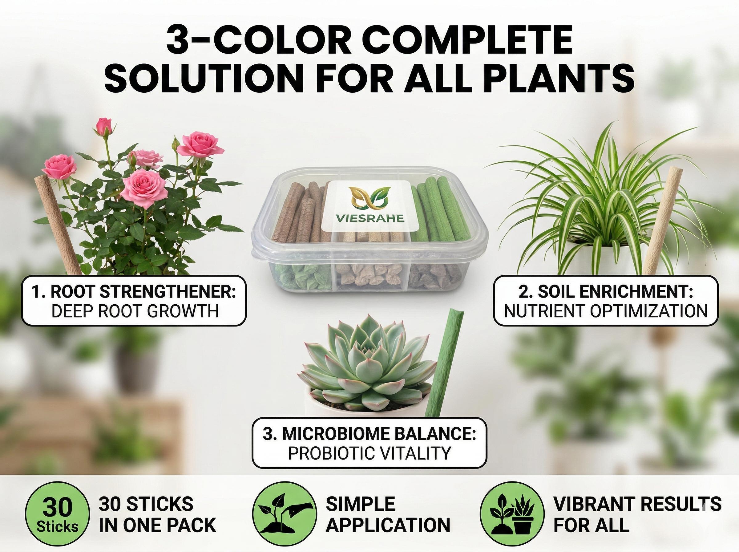 Slow-Release All-Purpose NPK Fertilizer Sticks Nutrient Sticks for Flower Cultivation For Household Potted Green Plants & Flowers