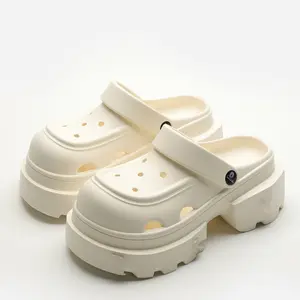 High Heel Women Summer Sandals Shoes 2025 New Platform Lady Outdoor Clogs Outfit Walk Shoes