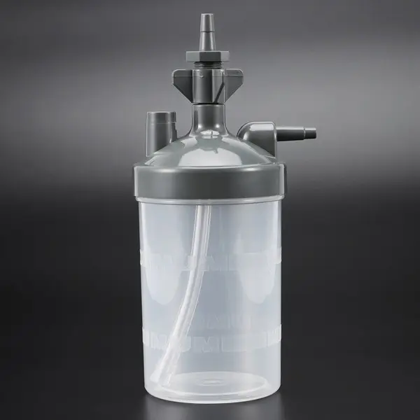 Universal Oxygen Concentrator Humidification Cup Gray White PC Type ...