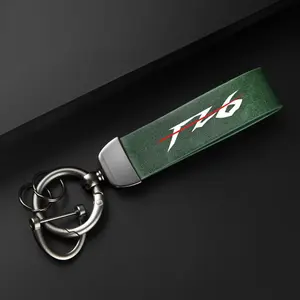 PU Leather Motorcycle Keychain Holder for Yamaha FZ6 FZ6R ZF6N FAZER, Durable and Stylish Accessory, Perfect Gift for Motorcycle Enthusiasts