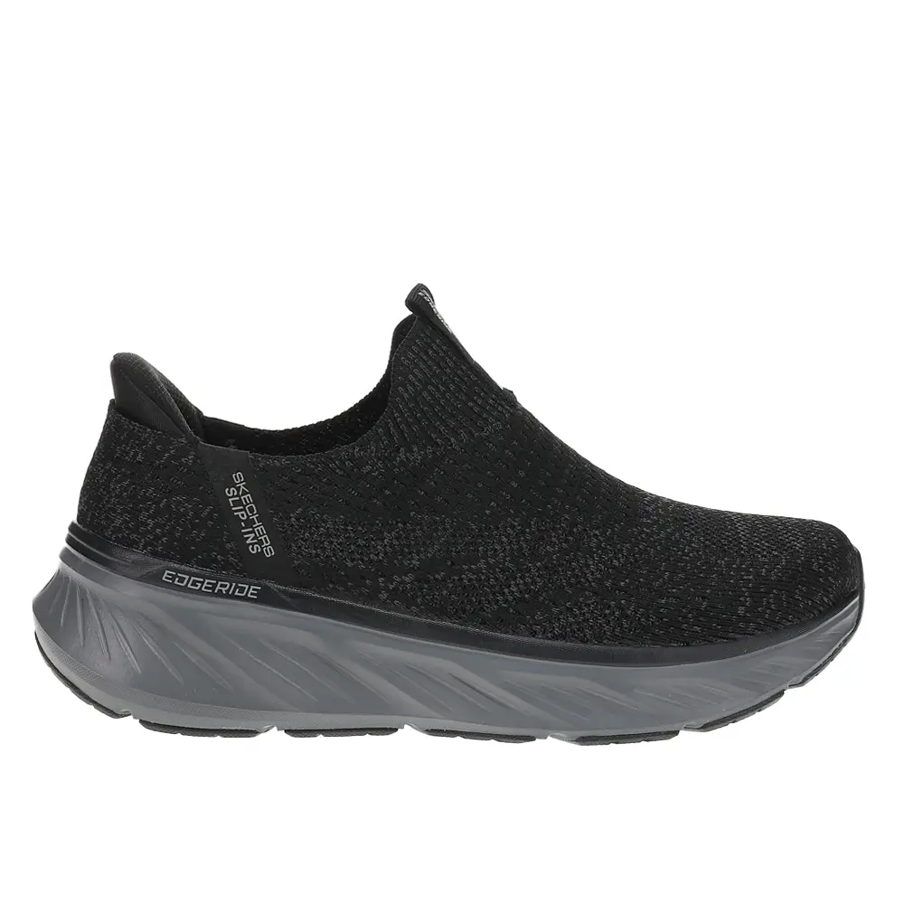 Skechers Mens Slip-Ins Relaxed Fit Edgeride Commissioner Slip On Sneakers Shoes Casual - Black Skechers Mens Slip-Ins Relaxed Fit Edgeride Commissioner Slip On Sneakers Shoes Casual - Black