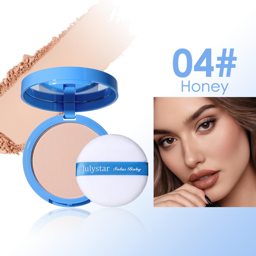 Long-Lasting Oil Control Concealer Powder, Waterproof Lightweight Natural Makeup Finish, Covers Facial Imperfections and Blemishes, Setting Powder for Flawless Look, Ideal for Daily Wear and On-the-Go Touch-Ups