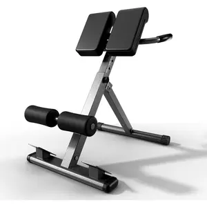 Roman Chair Hyperextension Bench - Adjustable  Extension Machine for Glutes, Hamstrings & Lower  - Foldable Multi-Purpose Workout Equipment for  Gym