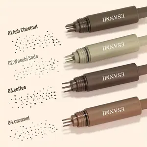 Long-Lasting Waterproof Freckle Makeup Stamp Pen, Realistic Face Spot Cosmetic Tool for Women & Girls, Daily Use Liquid Makeup Brush