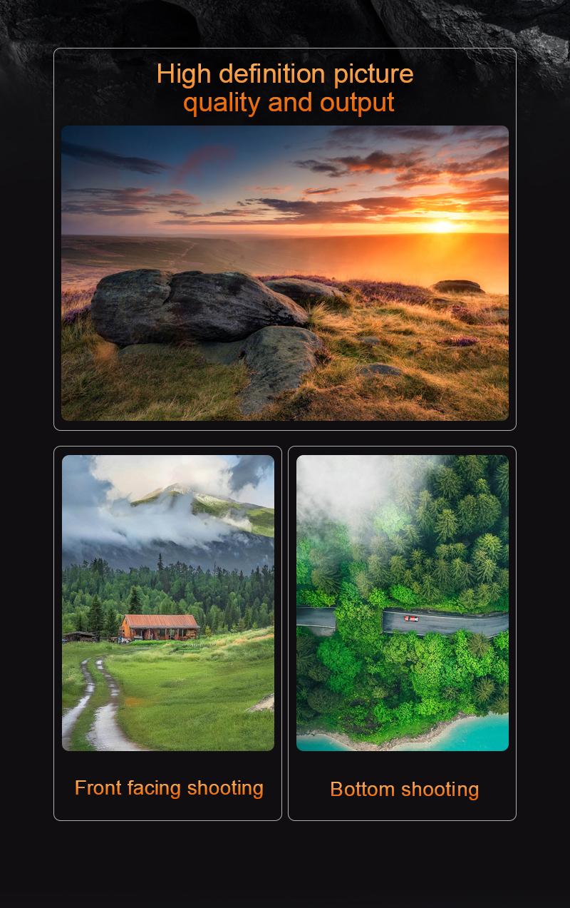 LF666PRO Drone with 4.5 inch independent dispaly  LCD Screen, Dual Camera & 50x Zoom | Optical Flow, Smart Obstacle Avoidance & Gesture Photo | RC Quadcopter for Beginners, Birthday Gift