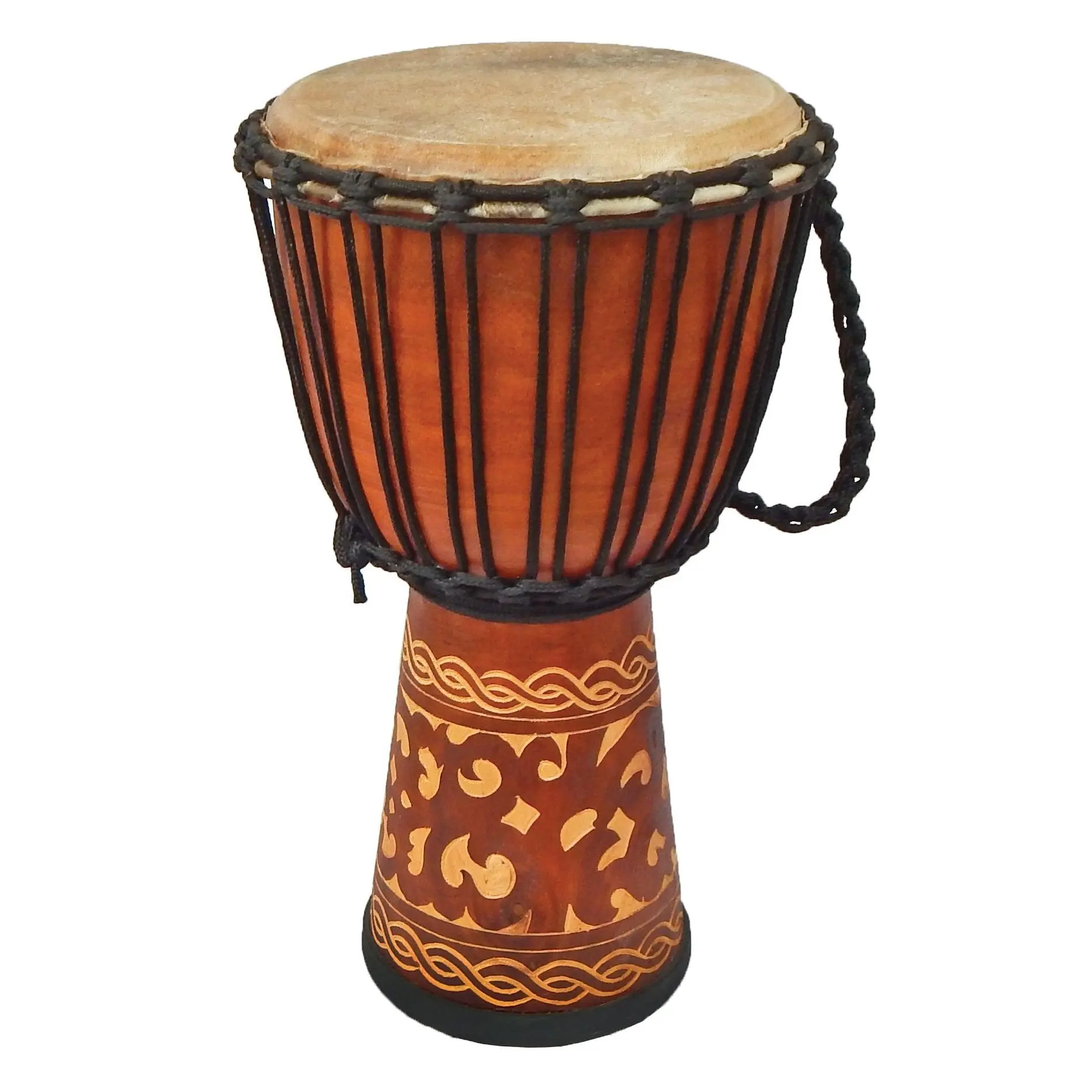 Djembe Standard Linecarv, 16" tall,  8" head, NK149