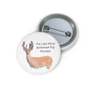 Dachshund Deer Mashup Pin | The Last River Bottomed Fig Plucker button