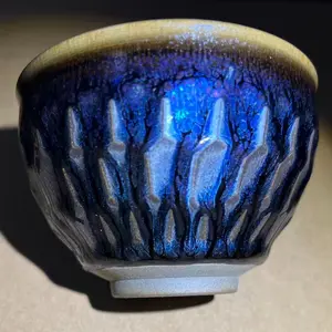 Black Porcelain Yaobian Jianzhan Jumping Knife Series Super Cool