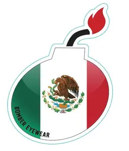 Decal Mexico Flag Bomb Sticker Decal Mexico Flag Bomb Sticker