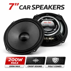 Audiopipe CPL700 7" Low Mid Speakers 100W RMS 200W Max 2 Ohm Shallow Mount Pair