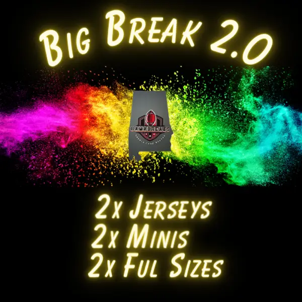 BamaBreaks - Prizm Football Pack and BIG BREAK Jerseys, Minis, Full Size!