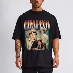 CHALINO Sanchez Shirt Camacho Ariel T-ShirtCorridos Mexican Shirts Valentin Elizalde Shirt Vintage Retro 90s Casual Comfort Cotton T-shirt washington funny cringey usa meme Streetwear Tshirt